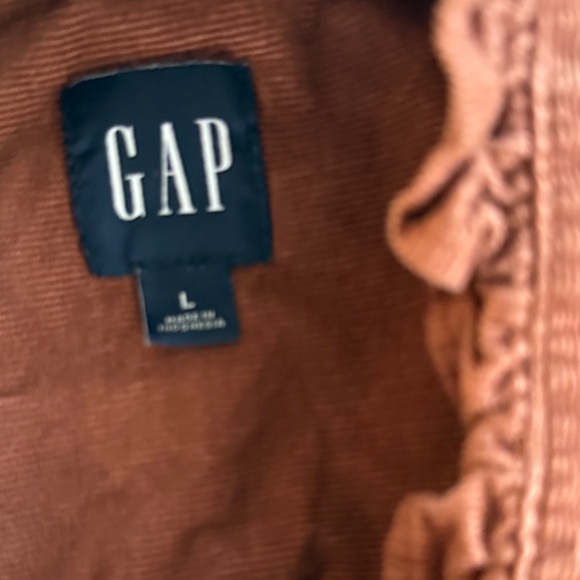 GAP Ruffled Brown Blouse - Picture 2 of 5